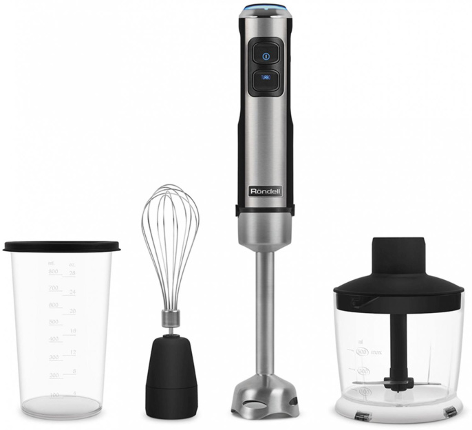 Блендер Rondell RDE-1300,  погружной,  серебристый