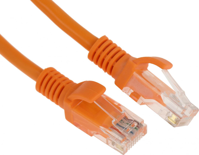 Патч-корд PREMIER PP12-0.5M/O литой molded , UTP, кат.5E, 0.5м, 4 пары, 26AWG, алюминий омедненный, многожильный, оранжевый