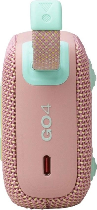 Колонка портативная JBL Go 4, 4.2Вт, розовый [jblgo4pink]