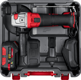 Угловая шлифмашина Зубр УШМ-18-125-41,  аккумуляторная, с 1 АКБ