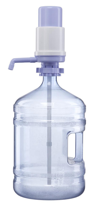 Помпа для 19л бутыли Hotfrost A25 механический серый/синий картон