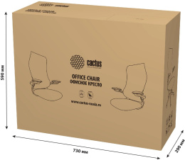 Кресло Cactus CS-MC505-BK черный сиденье черный сетка/ткань крестов. пластик