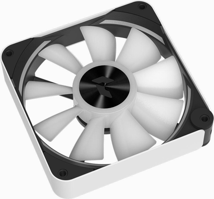 Вентилятор для корпуса Aerocool APNX FP2-120 ARGB 120х120x30 белый 4-pin 33дБ FP2-120 WH Ret