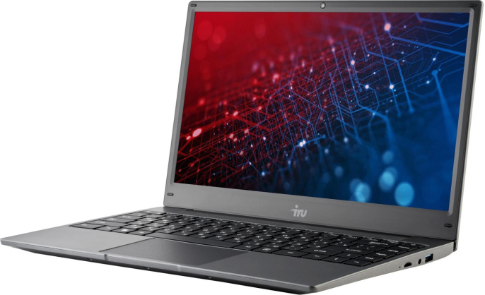 Ноутбук IRU Tactio 14ALH Core i5 1235U 8Gb SSD256Gb Intel UHD 14" IPS FHD (1920x1080) Windows 11 Pro Multi Language 64 grey WiFi BT Cam 4000mAh (2059065)