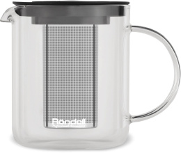 Чайник завароч. Rondell Klar RDS-1233 1л прозрачный/черный