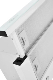 Вытяжка встраиваемая Zugel ZHT652GW белый управление: сенсорное 1 мотор