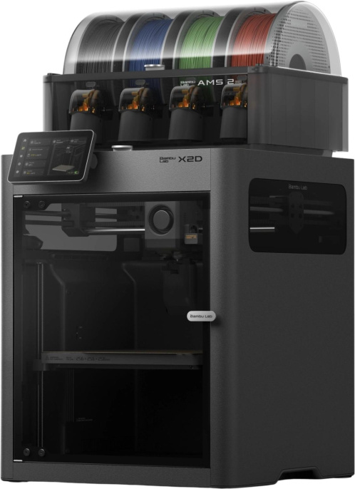Принтер 3D Bambu Lab X2D Combo-EU 256x256x260мм ABS/PLA/PETG/Flex/Carbon/TPU 50мкм (PF004-P+SA007-EU)