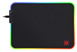 Коврик для мыши Defender Black M черный, каучук + ткань, 350х300х4мм [50008]