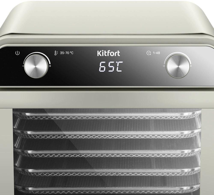 Сушка для фруктов и овощей Kitfort КТ-4951 15под. 500Вт бежевый