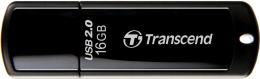 Флешка USB Transcend Jetflash 350 16ГБ, USB2.0, черный [ts16gjf350]