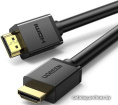 Кабель UGREEN HD104 60820 HDMI 4K@60Hz Male To Male Cable. Длина 1,5 м. Цвет: черный