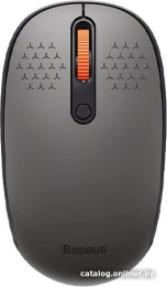 Мышь Baseus B01055503833-00 F01B B02033 Tri-Mode Wireless Mouse Frosted Gray рабочее рассточние: 20м, тихая кнопка, 800/1000/1600DPI, совместимость с Windows, Harmony OS, Apple OS, Linux, Vista