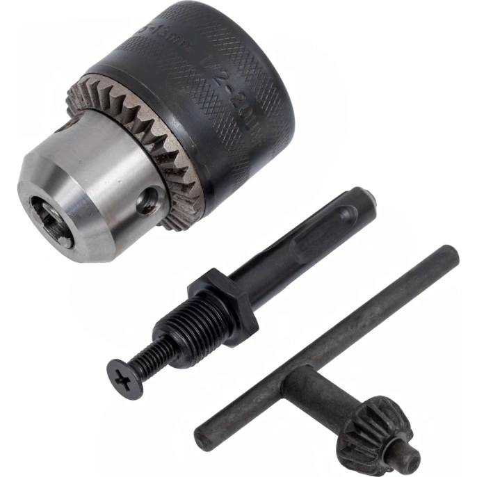 Набор для дрели 3 шт патрон ключевой 1.5-13 мм, ключ для патрона, переходник ON 15-03-022