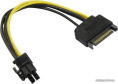 Переходник питания для видеокарт Orient C512 1SATA M- 6pin