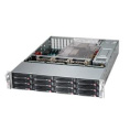 Корпус SuperMicro CSE-826BAC4-R920LPB 2U, LP, E-ATX, 920 Вт, 8x 3.5-inch SAS3/SATA3 HDD/SSD and 4x SAS3/SATA3/NVMe, черный