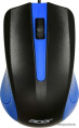 Мышь Acer OMW011 черный/синий оптическая 1200dpi USB 3but ZL.MCEEE.002