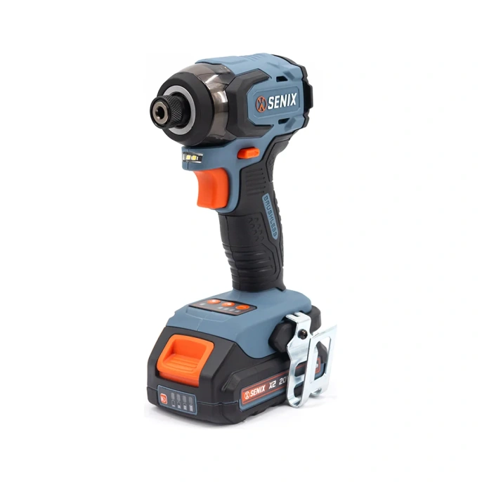 Импульсный шуруповерт SENIX X2 20В, 180Нм, 1х4Ач, ЗУ, кейс PDIX2-M6-EU