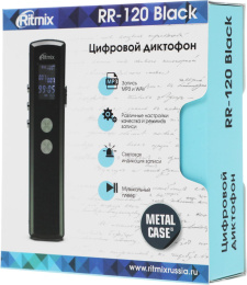 Диктофон Цифровой Ritmix RR-120 4Gb черный