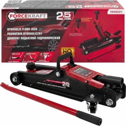 Домкрат подкатной гидравлический Forcekraft 2.5 т (h min 90 мм, h max 400 мм) FK-T830031(61301)
