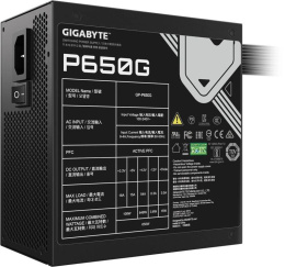 Блок питания Gigabyte ATX 650W GP-P650G 80+ gold 20+4pin APFC 120mm fan 6xSATA RTL