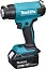 Аккумуляторный тепловой пистолет (фен) Makita LXT 18В 550 град кейс MakPacнасадки 5.0 Ач х 1 з/у DHG180RT1J