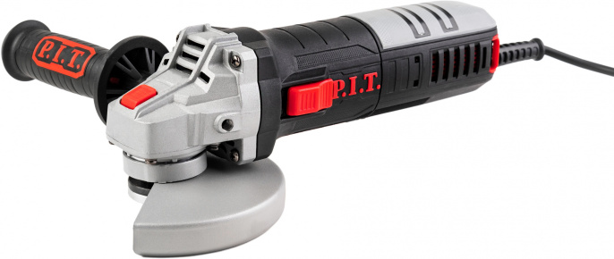 Угловая шлифмашина P.I.T PWS125-C6 диаметр диска: 125 мм, 1050 Вт, 3000–11000 об/мин холостого хода, регулировка скорости оборотов, питание: сеть, 1.8 кг