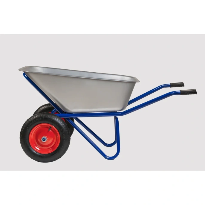 Строительная, двухколесная тачка Variant ПРОМО 110 л, 2 колеса 3.25/3.00-8, корыто 0.7 мм. 12110Пм