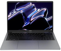 Ноутбук Tecno MegaBook K16SDA Ryzen 5 7430U 16Gb SSD512Gb AMD Radeon Graphics 16" IPS WUXGA (1920x1200) Windows 11 Home grey WiFi BT Cam 6060mAh (71005000263)