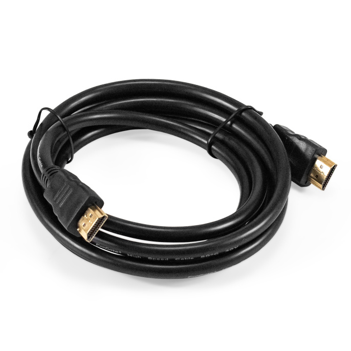 Кабель HDMI ExeGate EX-CC-HDMI2-1.5 19M/19M, v2.0, 1,5м, 4K UHD, Ethernet, позолоченные контакты EX294697RUS