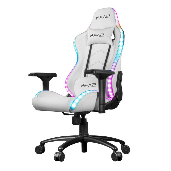Игровое кресло KFA2 Gaming Chair 01 RGB SE White RK02P4DWY2