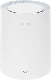 Маршрутизатор CUDY AX1800 Wi-Fi 6 Mesh Solution 1-Pack, Chipset MediaTek, Dual-Band, 802.11ax/ac/a/b/g/n,  1201Mbps at 5GHz + 574Mbps at 2.4GHz, 2 Gigabit Ethernet Ports, 4 internal antennas,  MU-MIMO, DDNS, Zerotier/Wireguard/OpenVPN/IPSec/L2TP/PPTP VPN,
