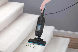 Пылесос-электровеник Candy CVC600B-C черный/голубой (FZ0400M00RU)