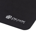 Коврик для мыши Oklick OK-F0251 (S) черный, нейлоновая ткань, 250х200х3мм