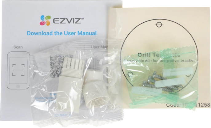 Камера видеонаблюдения IP EZVIZ CS-H3C,  1920х1080 pix,  2.8 мм,  белый [h3c color]