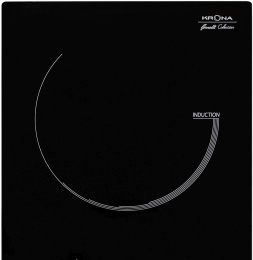Индукционная варочная поверхность Krona Vento 30, конфорок: 2 шт.,  стеклокерамика,  независимая, черный