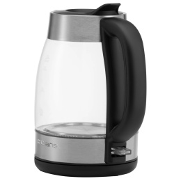Чайник электрический Polaris PWK 1817CGL, 1.8л, Металл/стекло/пластик