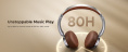 Наушники беспроводные накладные UGREEN HP207 75629 Studio Plus Bluetooth Active Noise-Cancelling Headphones. Цвет: серебристо-коричневый (75629_)