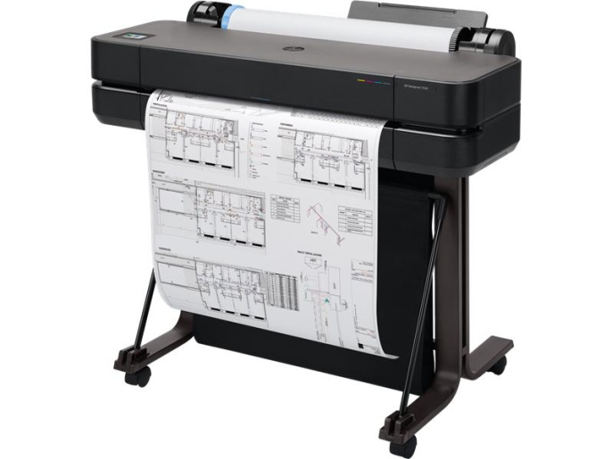 Широкоформатный принтер HP DesignJet T630 Printer 24",4color,2400x1200dpi,1Gb,30spp A1 ,USB/GigEth/Wi-Fi,stand,mediabin,rollfeed,sheetfeed,tray50 A3/A4 , autocutter,GL/2,RTL,repl. 5HB09A, 5ZY59A