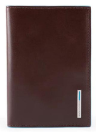 Обложка для паспорта Piquadro Blue Square PP5255B2/MO коричневый кожа натуральная