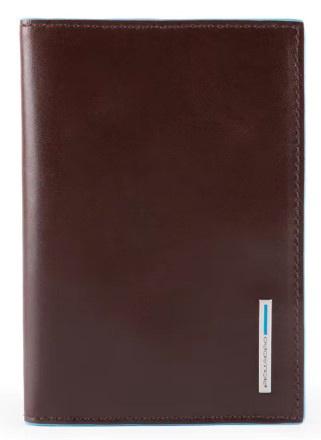 Обложка для паспорта Piquadro Blue Square PP5255B2/MO коричневый кожа натуральная