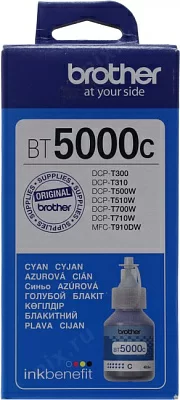 Картридж струйный Brother BT5000C голубой (5000стр.) для Brother DCP-T300/T500W/T700W