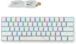Клавиатура GMNG GG-KB505XW, беспроводная, USB, Bluetooth/Радиоканал,  механическая, белый [1910522]