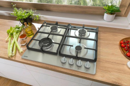 Газовая варочная панель Gorenje GW641XHF,  4 конфорки,  нержавеющая сталь,  серебристый