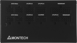 Блок питания Montech ATX 750W CENTURY GOLD G5 80+ gold 20+4pin APFC 120mm fan 10xSATA Cab Manag RTL (CENTURY GOLD G5 750)