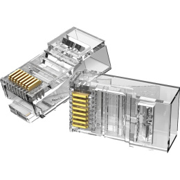 Коннектор Vention RJ45 8p8c , cat. 5e, под витую пару 50шт. IDBR0-50