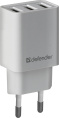 Defender Сетевой адаптер UPA-31 белый, 3xUSB, 5V/3.1А 83587