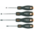 Набор отверток NEO Tools SL/PH 4 шт двухкомп рукоятка 04-204