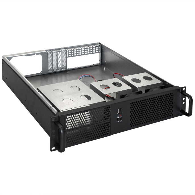 Серверный корпус ExeGate Pro 2U390-04 <RM 19", высота 2U, глубина 390, без БП, USB> EX264269RUS