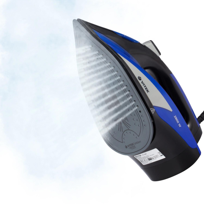 Утюг Vitek VT-1268,  с паровым ударом,  2800Вт,  с автоотключением