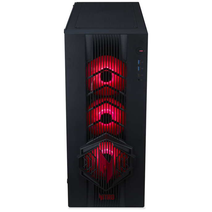 Настольный ПК Acer Nitro 70 N70X3D-100 AMD Ryzen 7 9800X3D/32Gb/SSD1Tb/RTX5070 12Gb/PSU 1200W/NoOS/Black (DG.E5ACD.007)